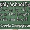 Naughty School Daze Weekend, Friday to Sunday, September - 10 -12, 2021