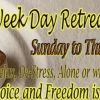 Week Day Retreat, August 1 - 6