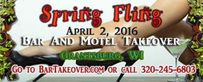 Spring Fling Motel and Bar Takeover Event, Saturday, April 2