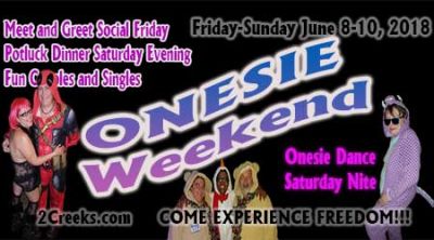 Onesie Party Weekend, June 8 - 10