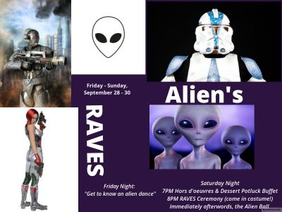 RAVES Alien's Party Weekend