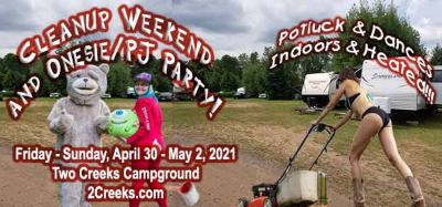 Cleanup Weekend, April 30 - May 2, 2021