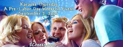 Karaoke Thursday, September 2