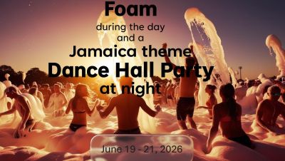 Spring Foam Tiki Party, Weekend, Friday to Sunday, June 19-21, 2026