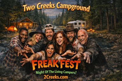 Freak Fest, Night of the Living Campers Halloween Party, Friday to Sunday, October 09 – 11, 2026